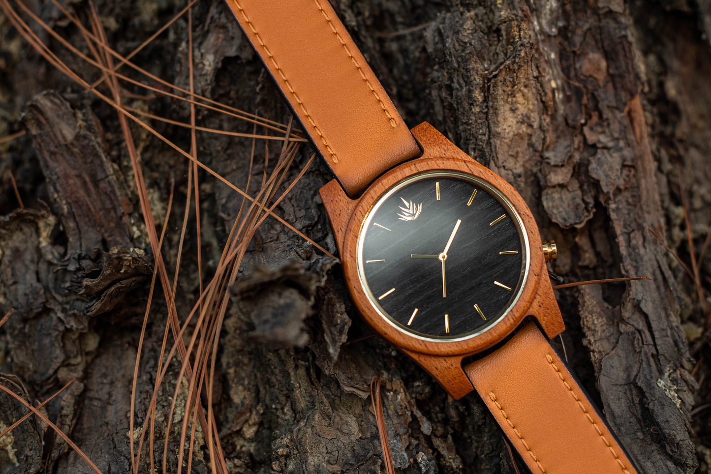 Agavia Line 44mm - Mahogany / Ebony