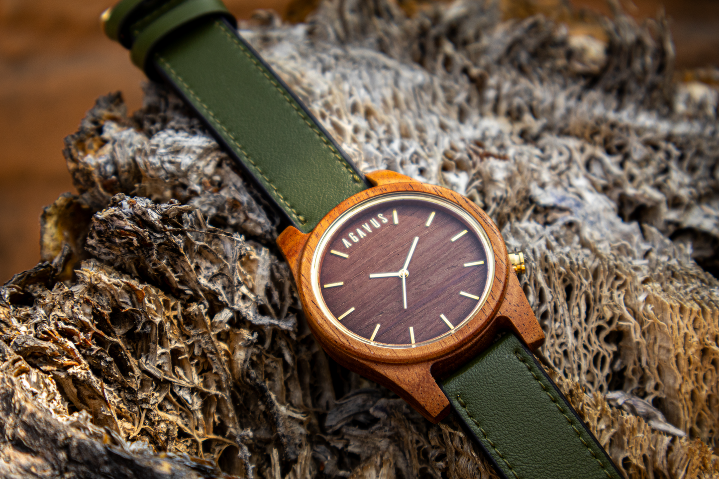 Agavia Line 44mm - Mahogany / Sapelli