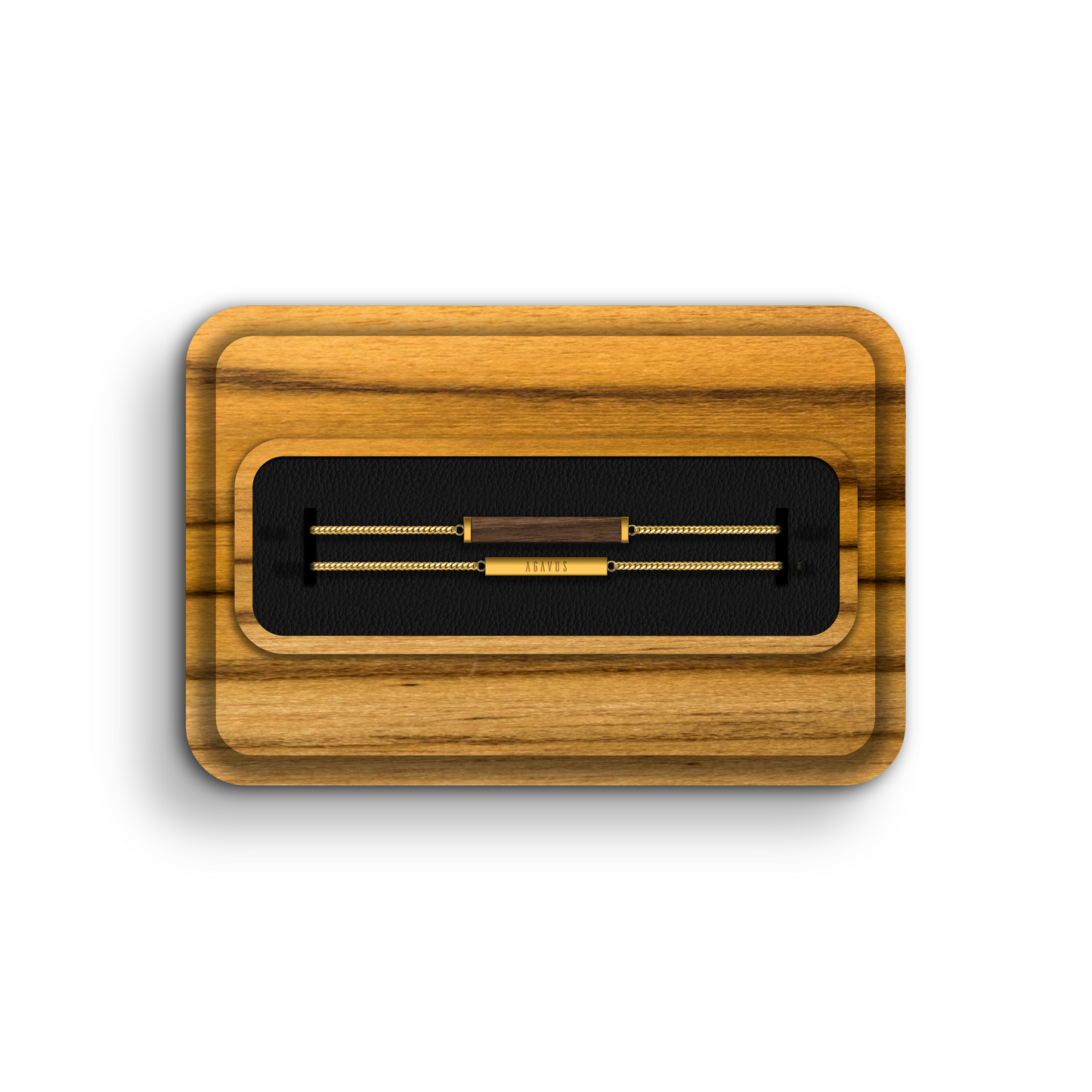 Brazalete Rectangular / Nogal