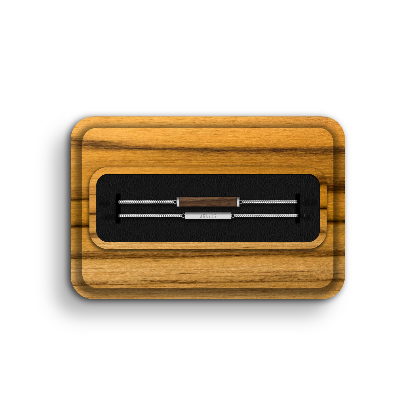 Brazalete Rectangular / Nogal