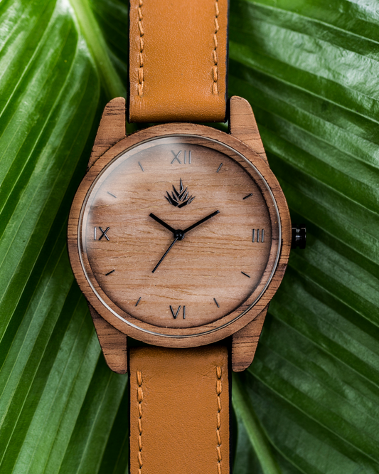 Línea Clásica 44mm Nogal - Piel