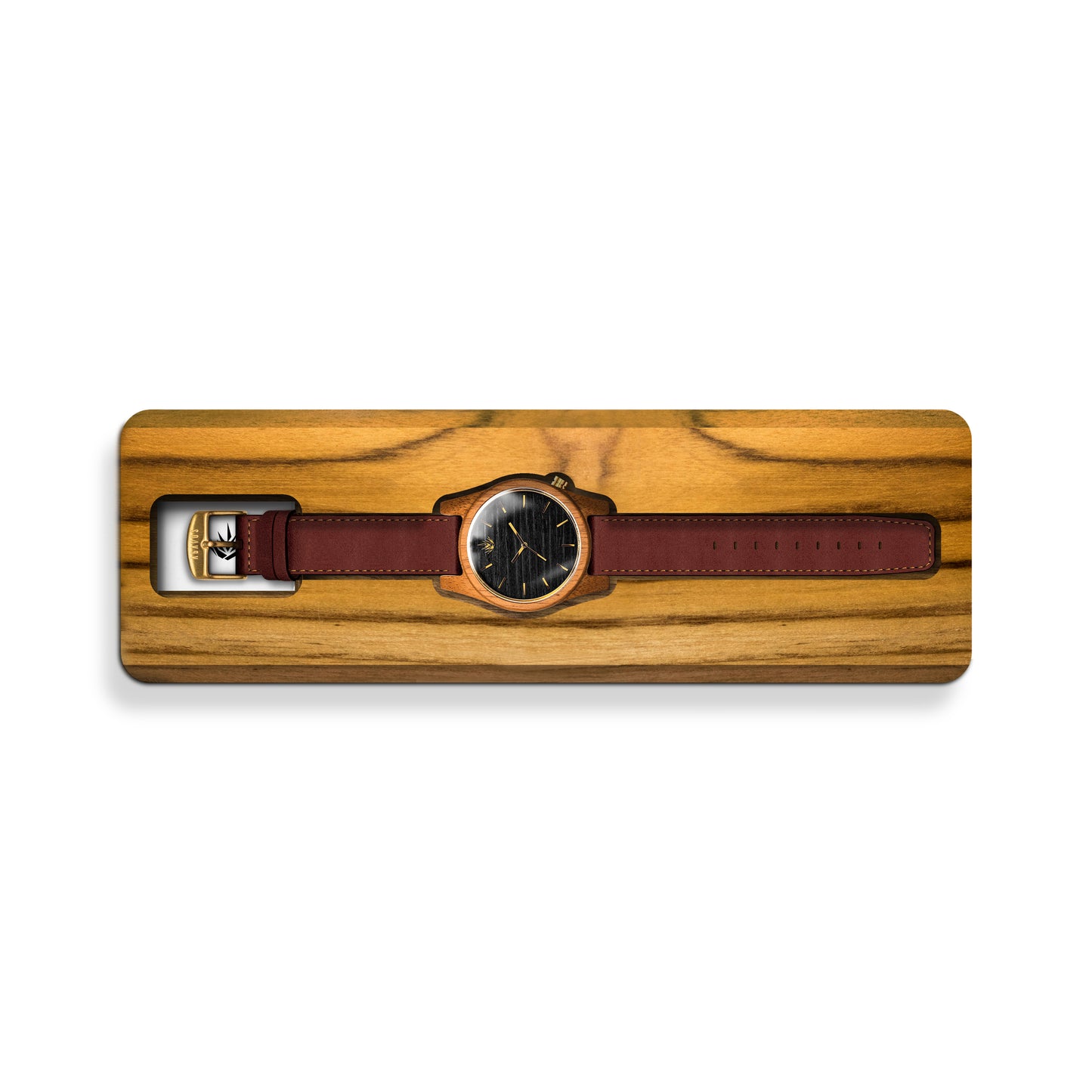 Agavia Line 44mm - Mahogany / Ebony