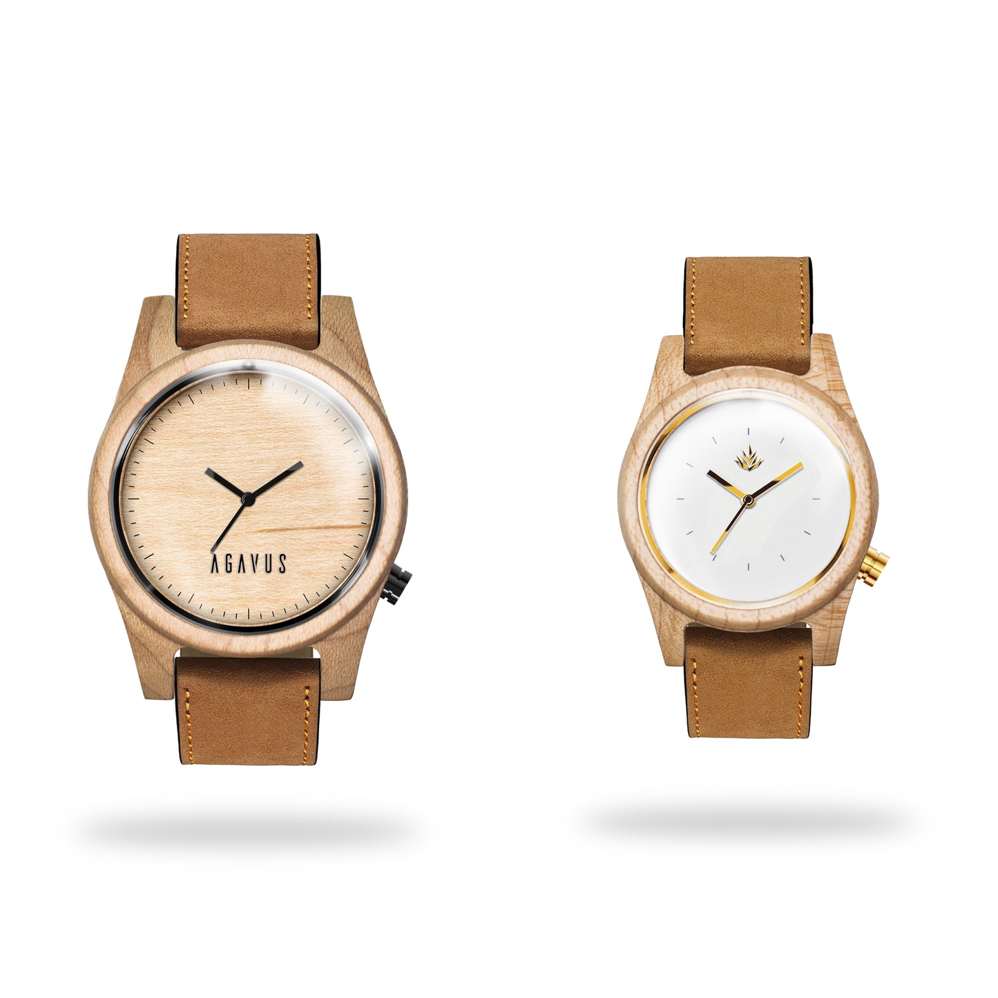 Pareja Línea Agavia 37mm y 44mm - Maple