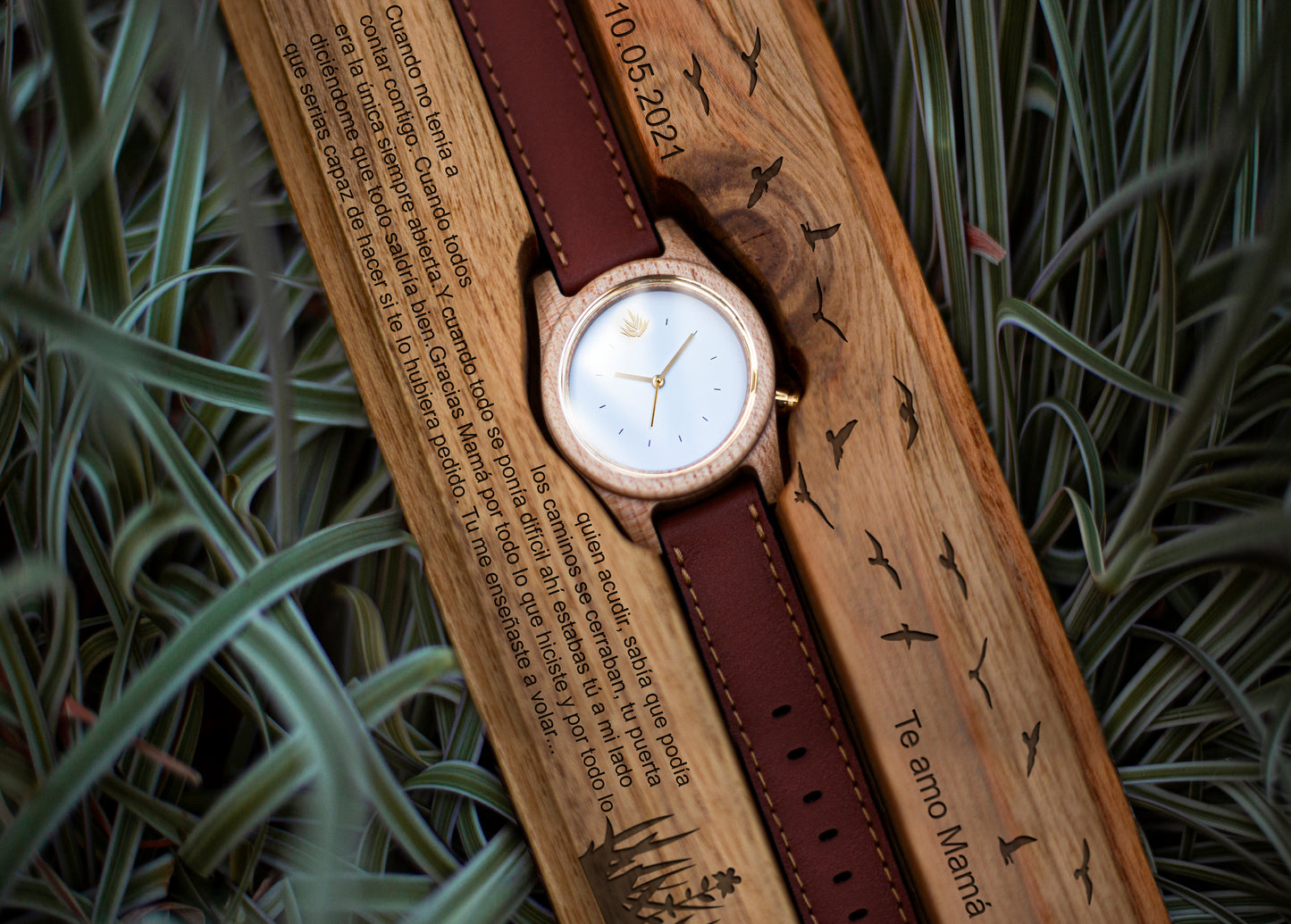 Pareja Línea Agavia 37mm y 44mm - Maple