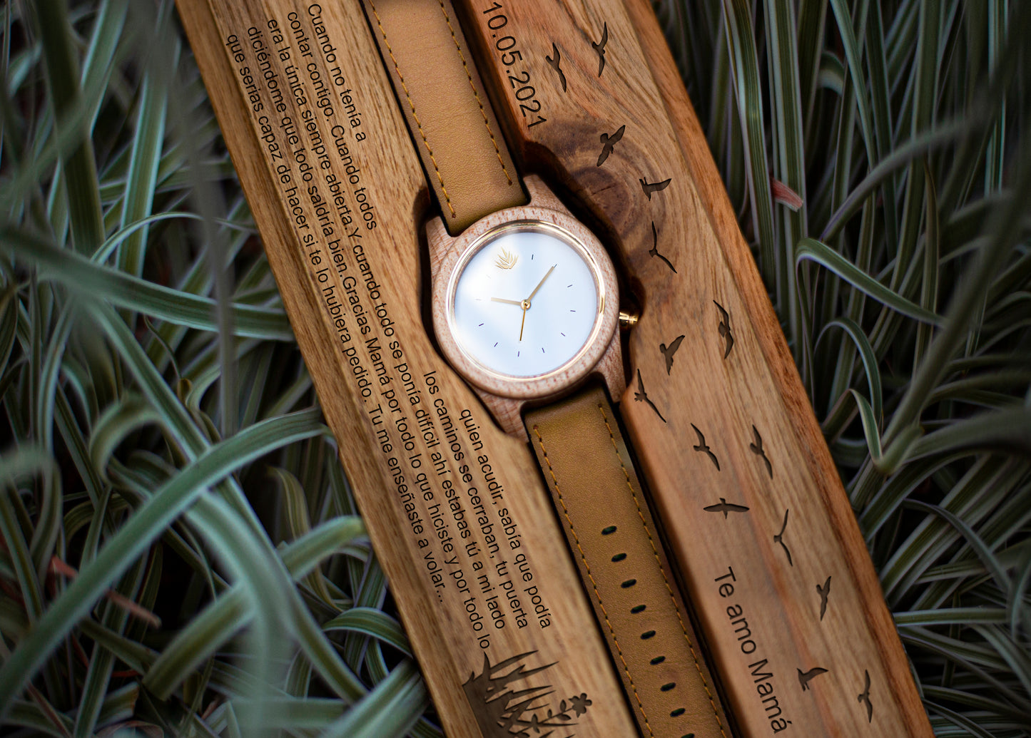 Pareja Línea Agavia 37mm y 44mm - Maple