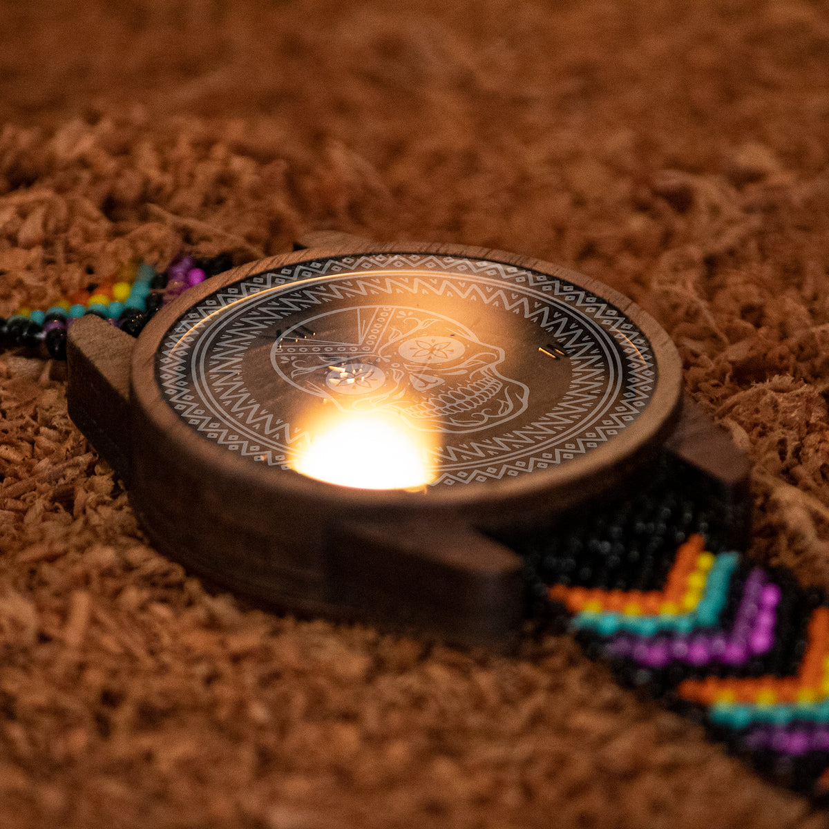 Línea Edición Limitada | Día de Muertos | 50 Piezas | 44mm | Nogal
