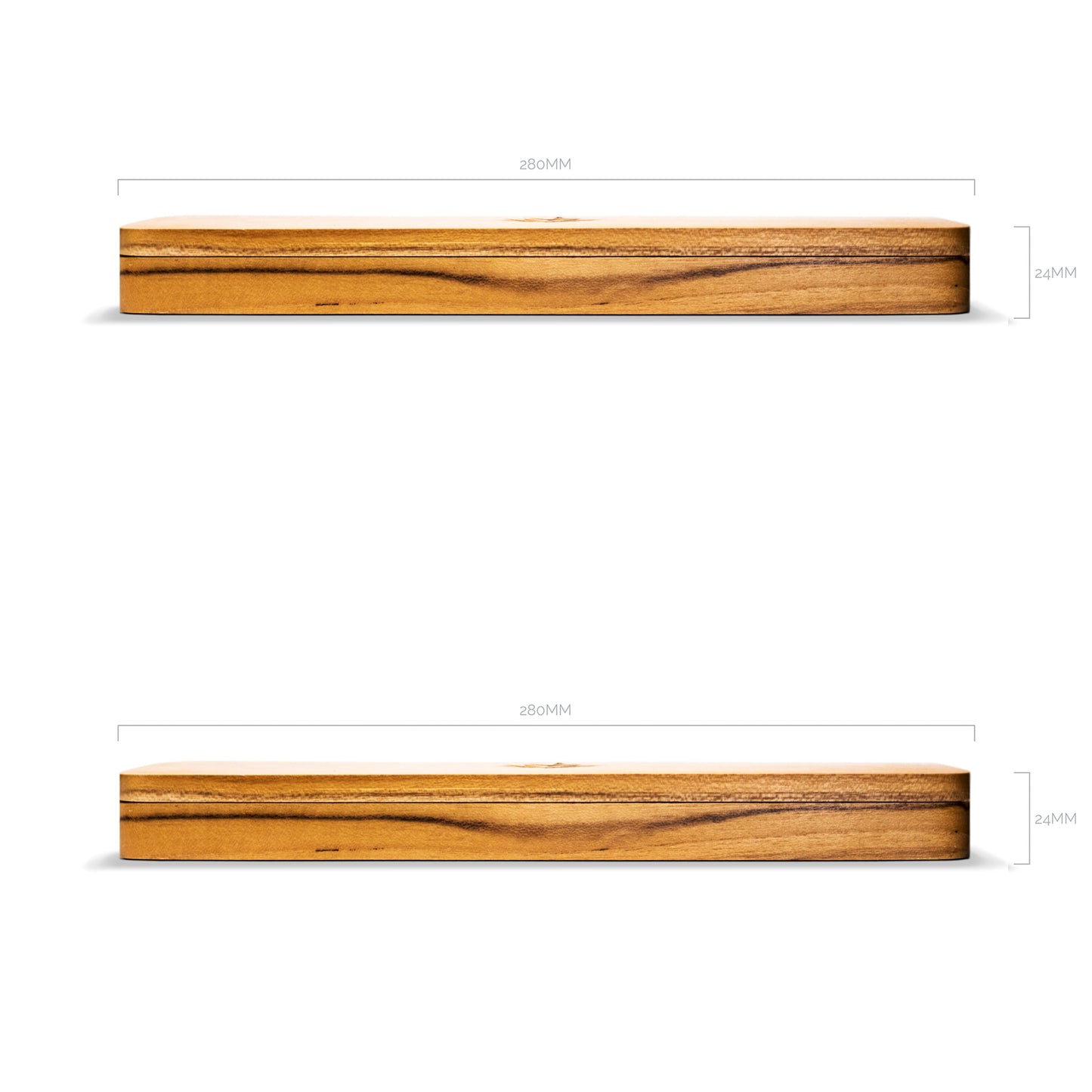 Pareja Línea Agavia 37mm y 44mm (Sapeli) - Caoba