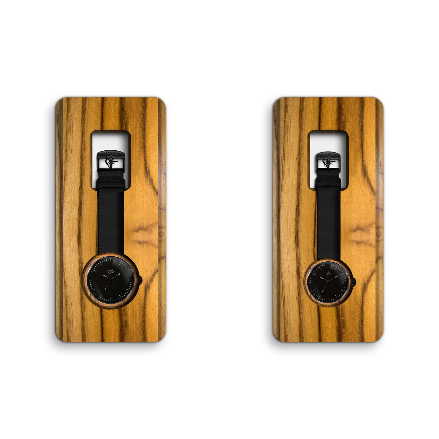 Pareja de Agavus Edición Especial Teca 37mm y 44mm - Piel