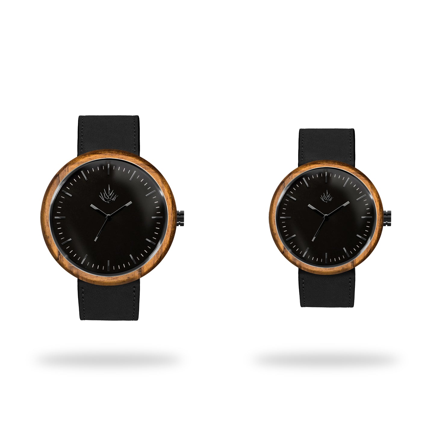 Pareja de Agavus Edición Especial Teca 37mm y 44mm - Piel