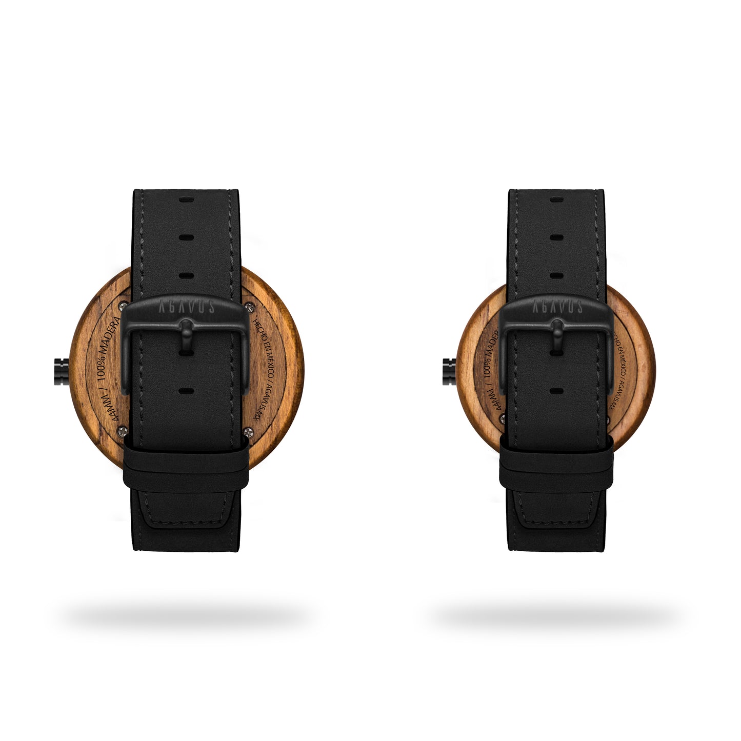 Pareja de Agavus Edición Especial Teca 37mm y 44mm - Piel