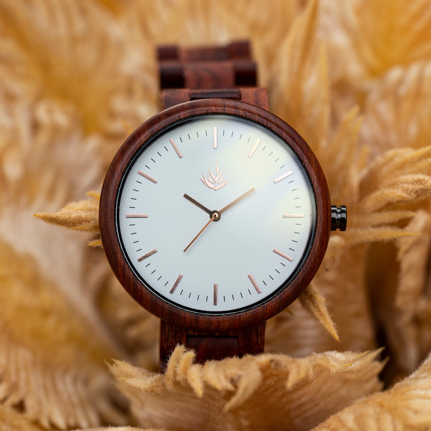 Special Edition Line 37mm - Red Sandalwood / Rose Gold / White