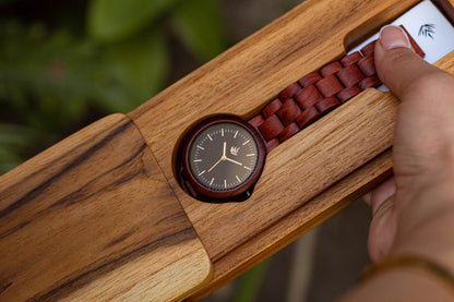 Línea Edición Especial 37mm - Sándalo rojo / Oro Rosa / Negro