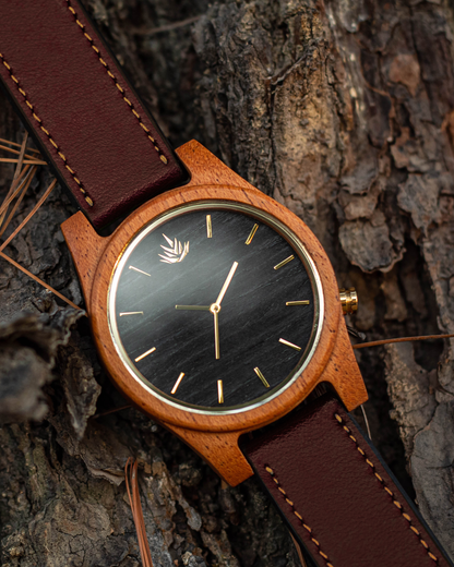 Línea Agavia 44mm - Caoba / Ébano