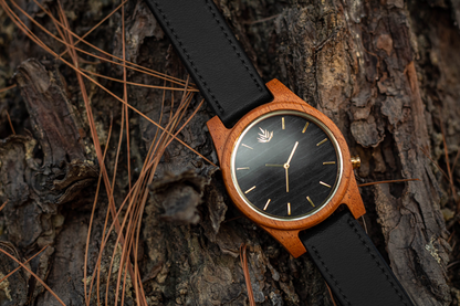 Agavia Line 44mm - Mahogany / Ebony 