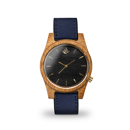 Línea Agavia | 44mm | Caoba | Carátula Ébano