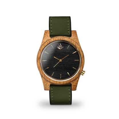 Línea Agavia | 44mm | Caoba | Carátula Ébano