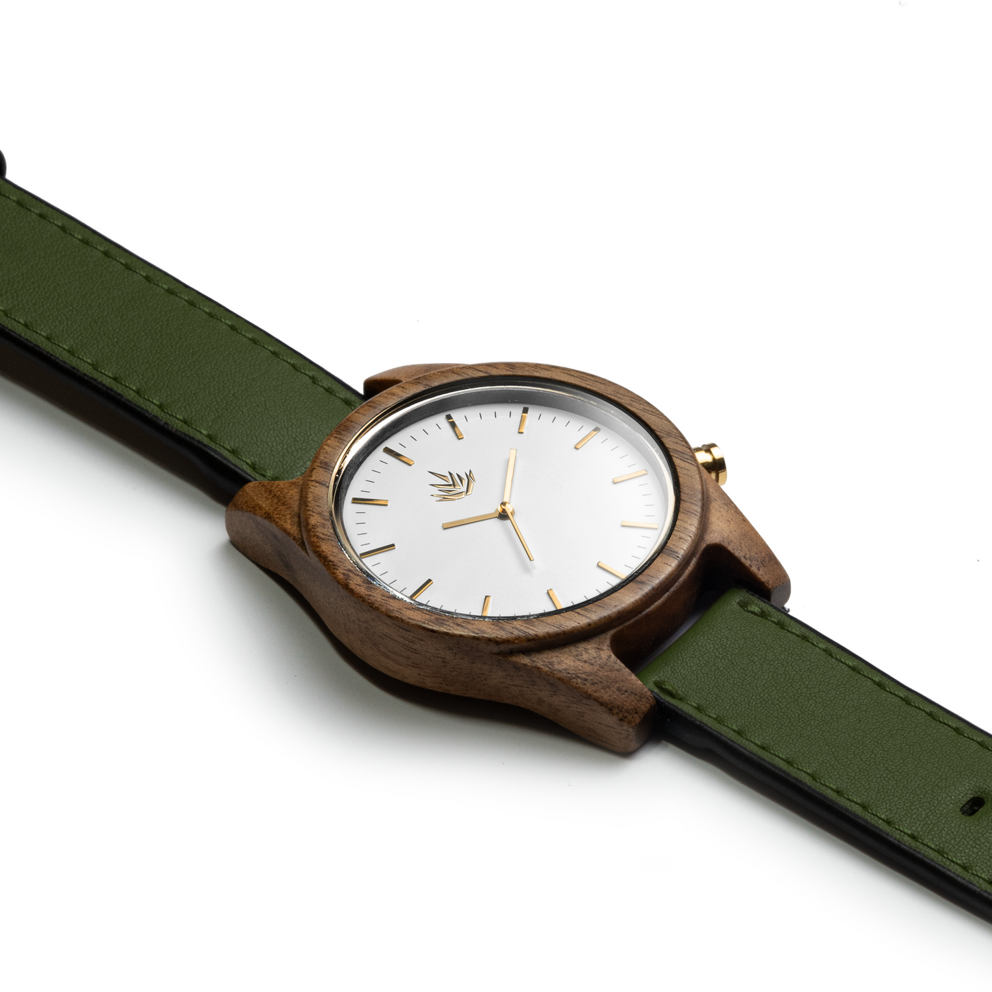 Agavia Line 44mm - Walnut / White