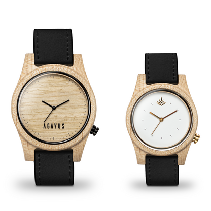 Pareja de Agavus | Línea Agavia | 37mm y 44mm | Maple