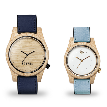 Pareja de Agavus | Línea Agavia | 37mm y 44mm | Maple