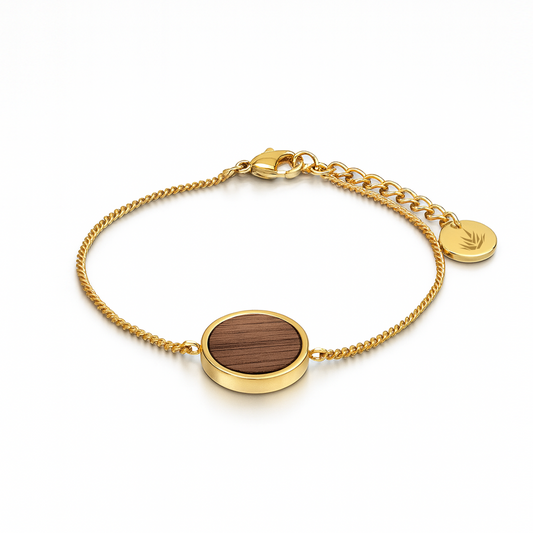 Brazalete circular / Nogal