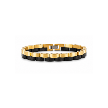 Brazalete Doble | Para él | Eslabones | Ébano