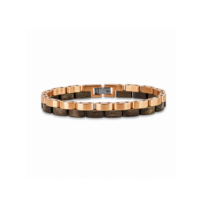 Brazalete Doble | Para ella | Eslabones | Nogal