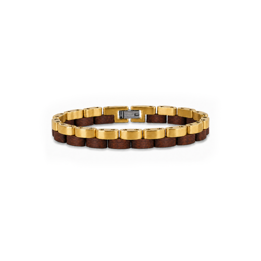 Brazalete Doble | Para ella | Eslabones | Sándalo Rojo