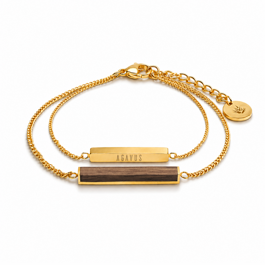 Rectangular / Walnut Bracelet