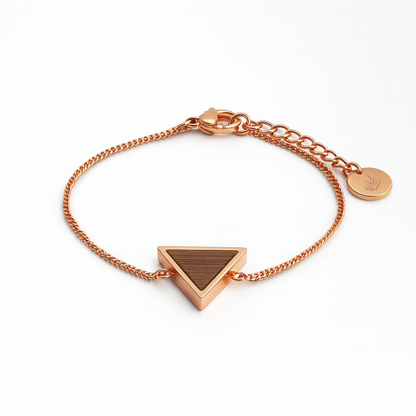 Brazalete triangular / Nogal