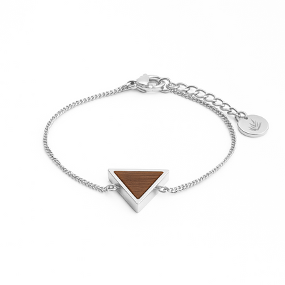 Brazalete triangular / Nogal