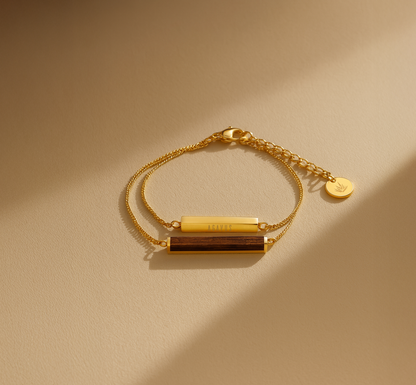 Rectangular / Walnut Bracelet