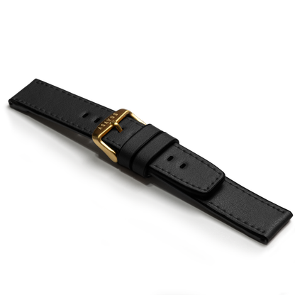 Vegan Nopal Leather Strap - Black