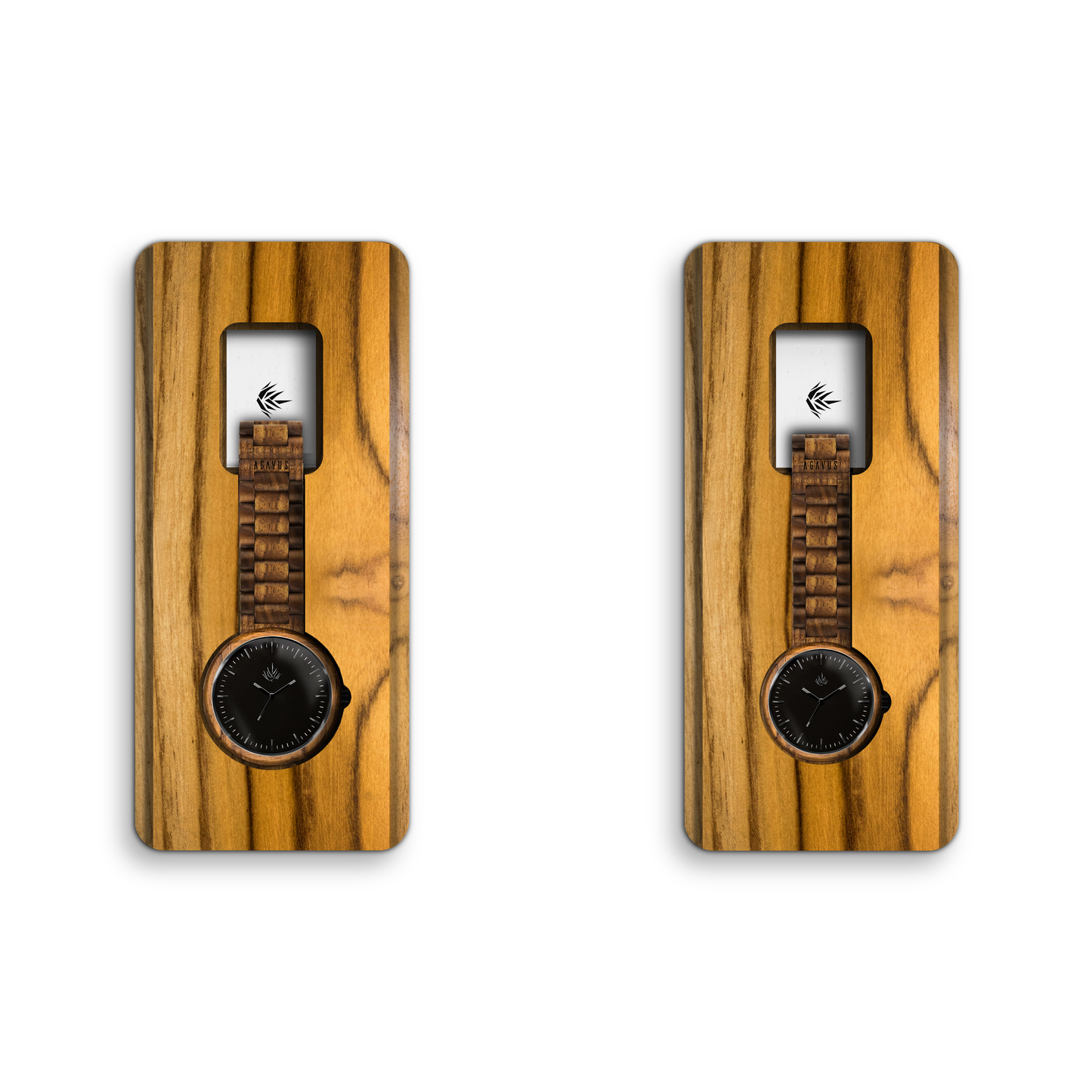 Pareja de Agavus | Edición Especial | 37mm y 44mm | Teca