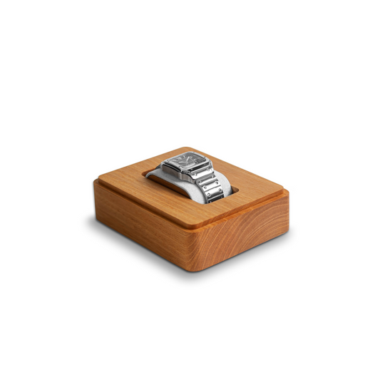 Caja para reloj de compromiso - Caoba (No incluye reloj)