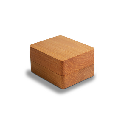 Caja para reloj de compromiso - Caoba (No incluye reloj)