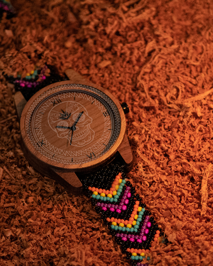 Línea Clásica 44mm Nogal - Edición Limitada Día de Muertos - 17 / 50