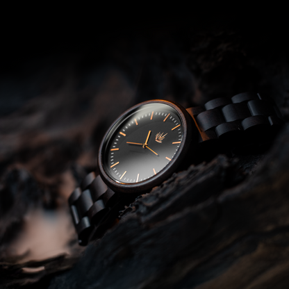 Pareja de Agavus | Edición Especial | 37mm y 44mm | Ébano | Bronce