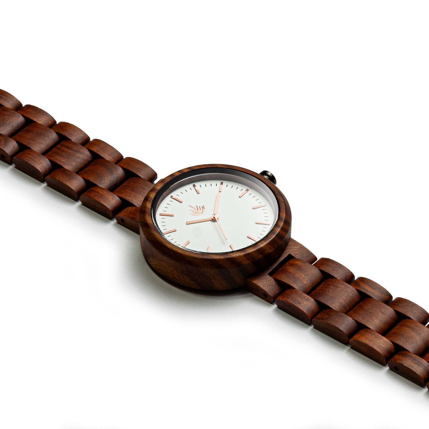 Línea Edición Especial | 37mm | Sándalo rojo | Oro Rosa | Carátula Blanca