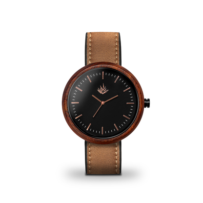 Línea Edición Especial | 44mm | Sándalo rojo | Oro Rosa | Carátula Negra