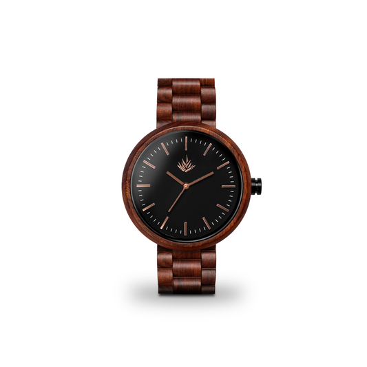 Línea Edición Especial | 37mm | Sándalo rojo | Oro Rosa | Carátula Negra