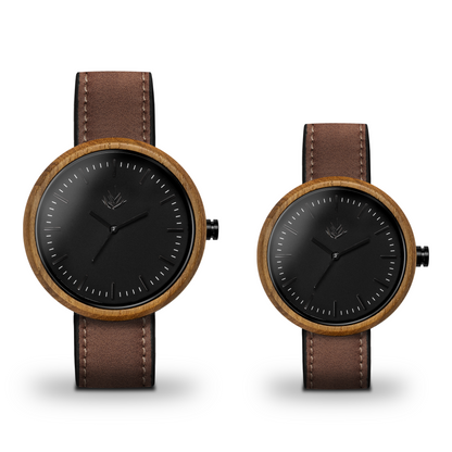 Pareja de Agavus | Edición Especial | 37mm y 44mm | Teca