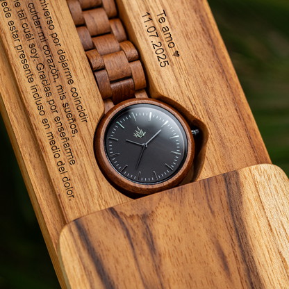 Pareja de Agavus | Edición Especial | 37mm y 44mm | Teca