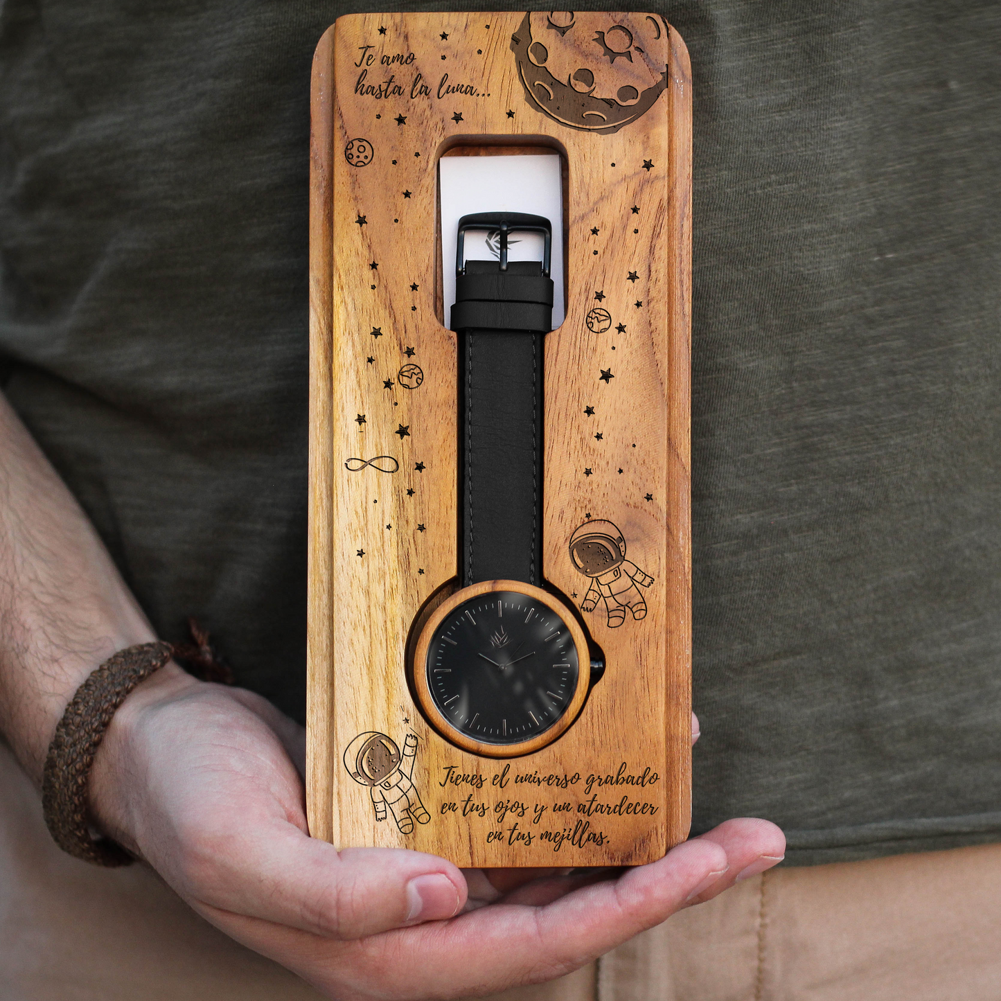 Pareja de Agavus | Edición Especial | 37mm y 44mm | Teca