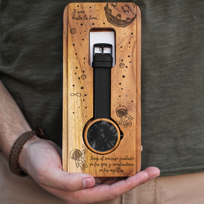 Pareja de Agavus | Edición Especial | 37mm y 44mm | Teca