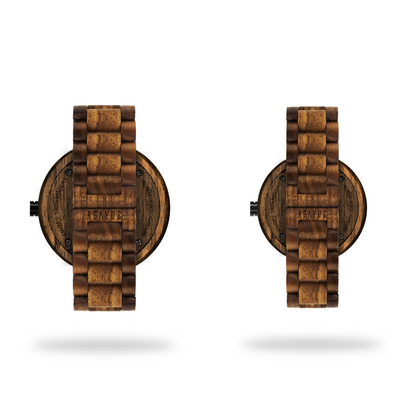 Pareja de Agavus | Edición Especial | 37mm y 44mm | Teca