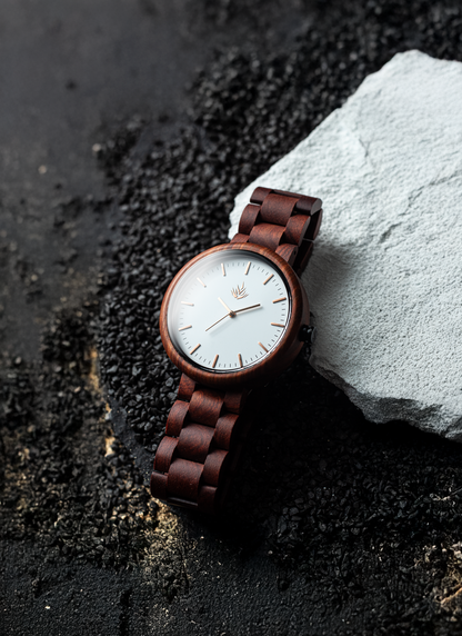 Línea Edición Especial 44mm - Sándalo rojo / Oro Rosa / Blanco