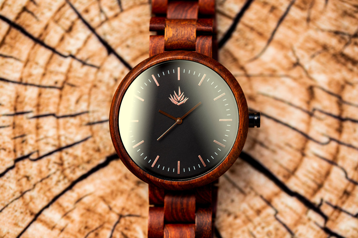 Special Edition Line 44mm - Red Sandalwood / Rose Gold / Black 