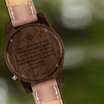 Agavia Line 37mm - Walnut