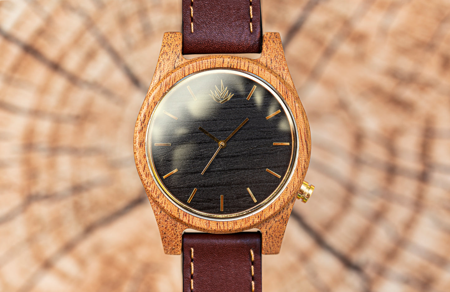 Agavia Line 44mm - Mahogany / Ebony 