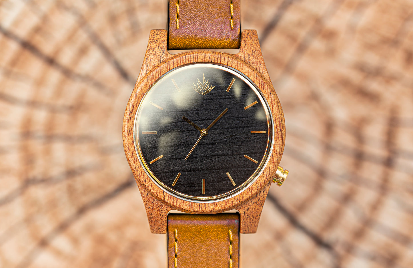 Agavia Line 44mm - Mahogany / Ebony 